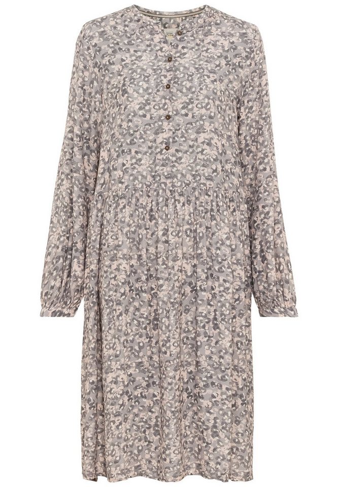 camel active Blusenkleid Kleid mit Allover-Print von camel active