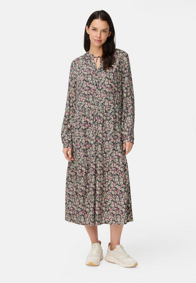 camel active Blusenkleid aus reiner Viskose Langarm Stehkragen (1-tlg) von camel active