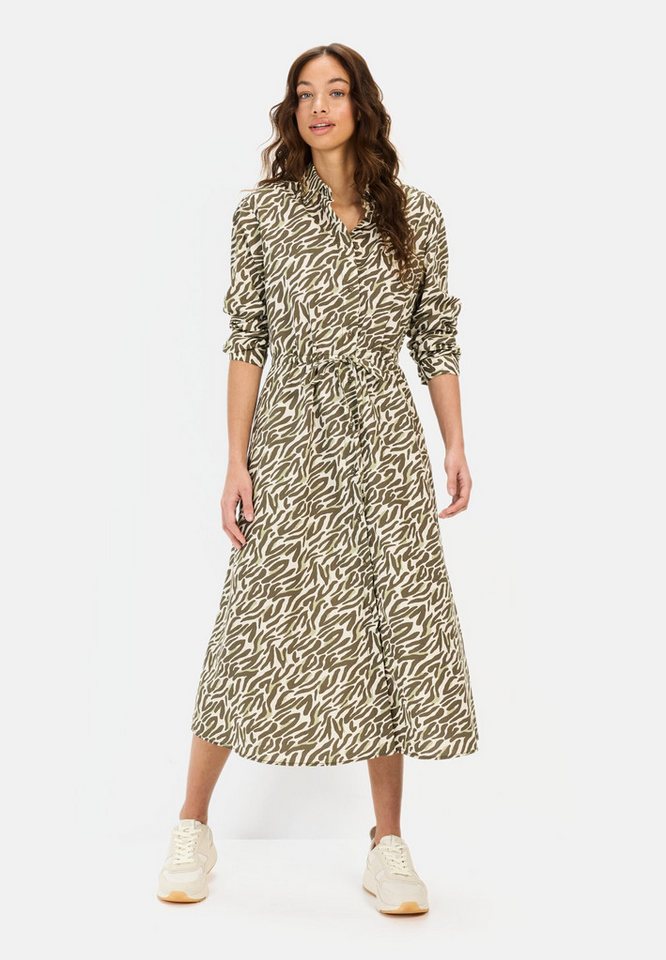 camel active Blusenkleid mit Allover-Print Langarm Hemdblusenkragen (1-tlg) von camel active