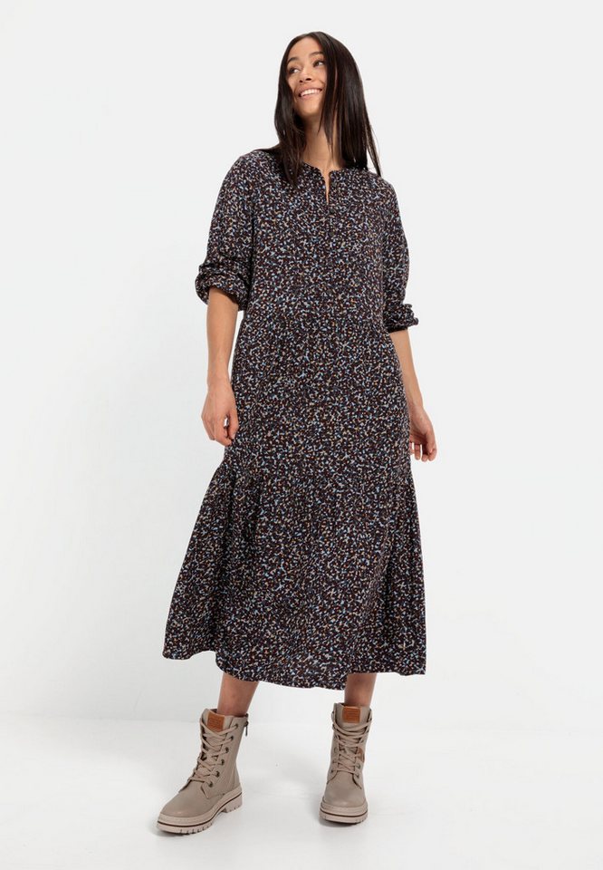 camel active Blusenkleid mit langen Ärmeln Langarm Stehkragen (1-tlg) von camel active