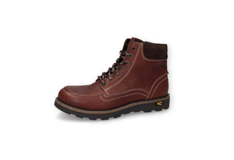 camel active Boot Tumbled Leather/Nappa CAFE Schnürboots von camel active