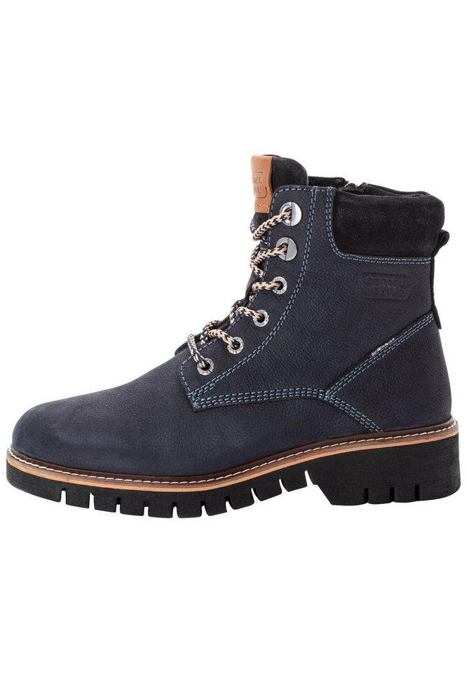 camel active Boot aus echtem Leder Schnürschuh von camel active
