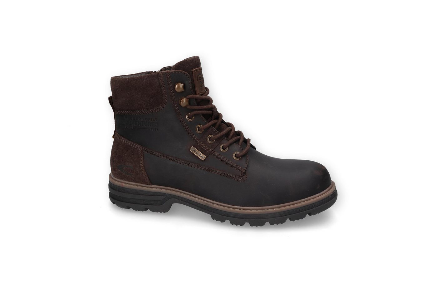 camel active Boots cow buff crazy SCHOKO Schnürboots von camel active