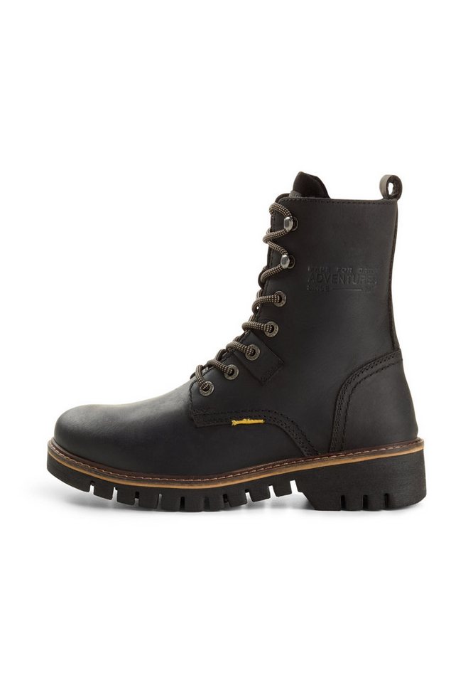 camel active Boots crazy horse/split SCHWARZ Winterboots von camel active