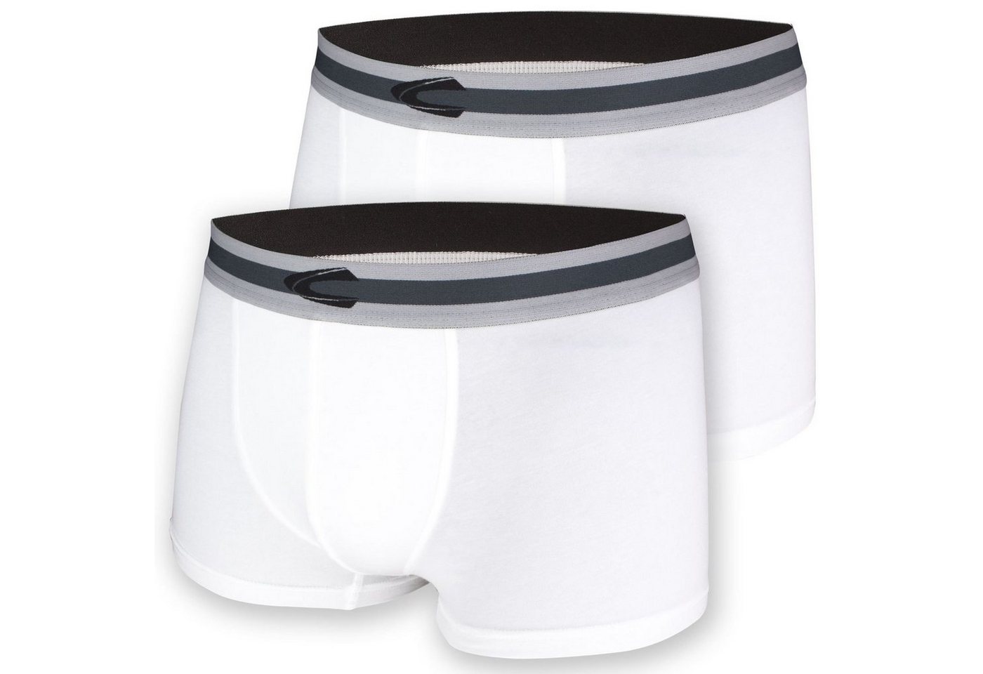 camel active Boxershorts Basic (Mehrpack, 2-St., 2 Stück) sportlicher Schnitt im 2er Pack von camel active