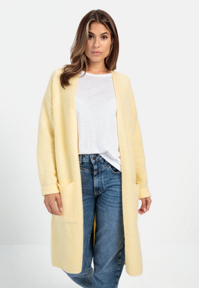 camel active Cardigan mit Taschen Markenlabel von camel active