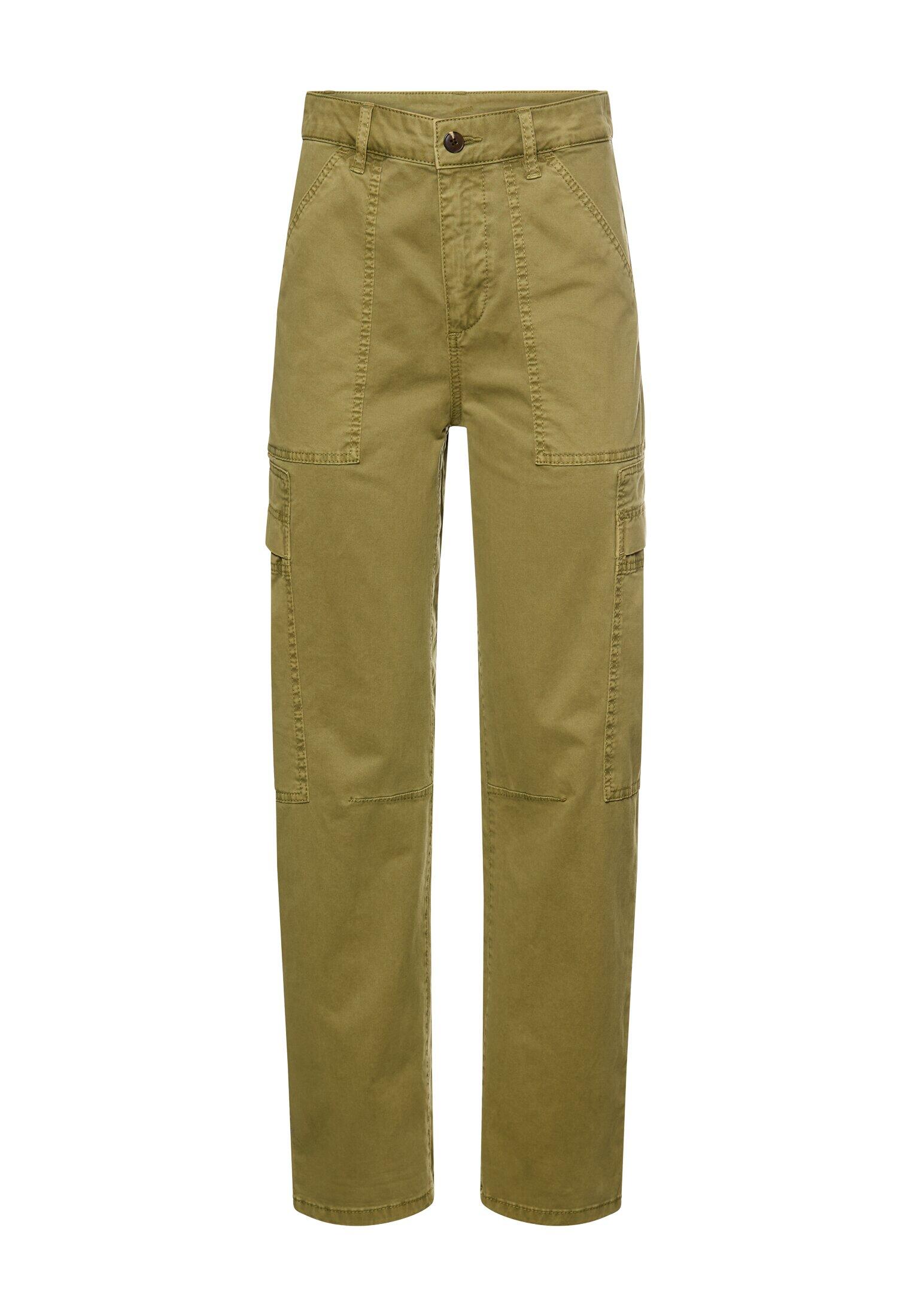 camel active - Cargo Hose aus Baumwollmix capulet olive - Gr. - 26/30 von camel active