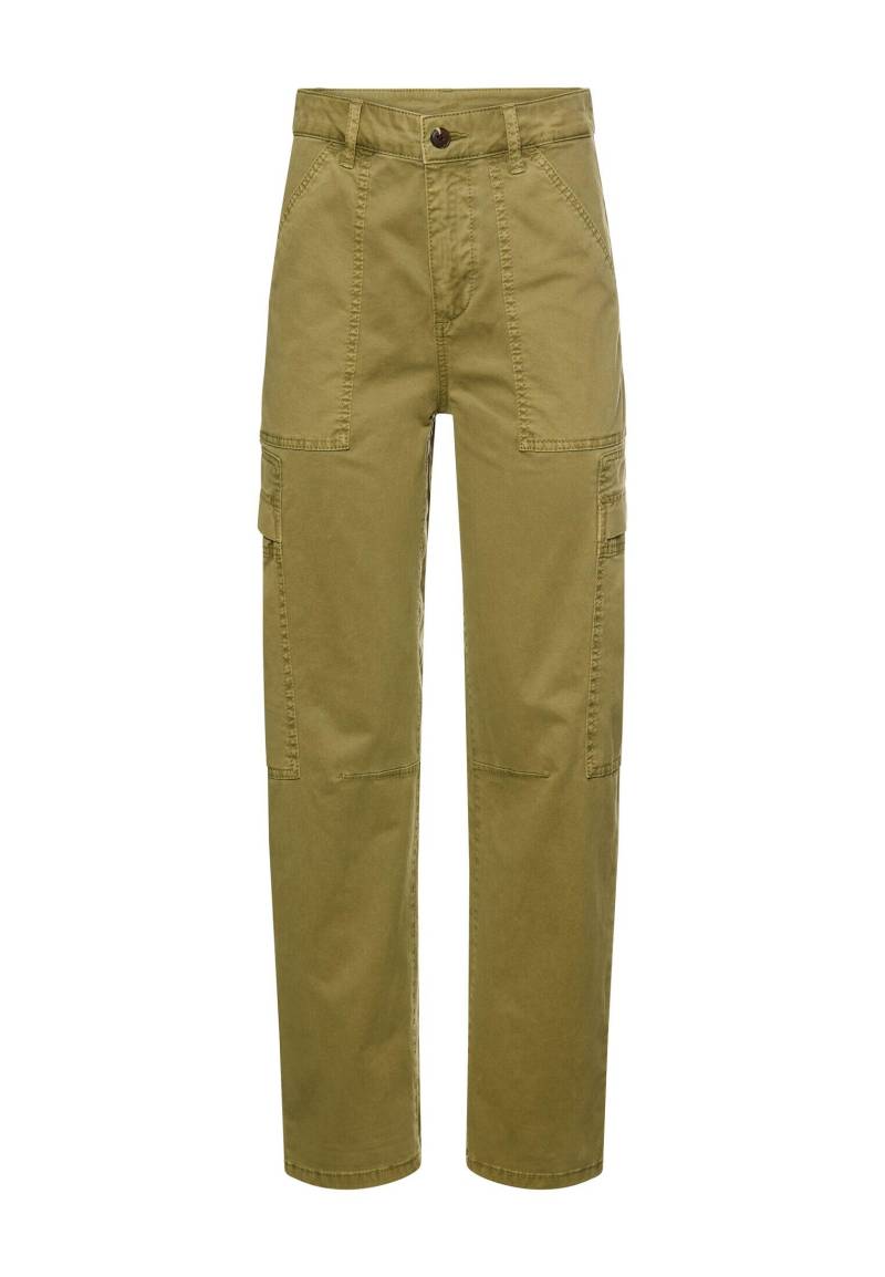 camel active - Cargo Hose aus Baumwollmix capulet olive - Gr. - 27/30 von camel active