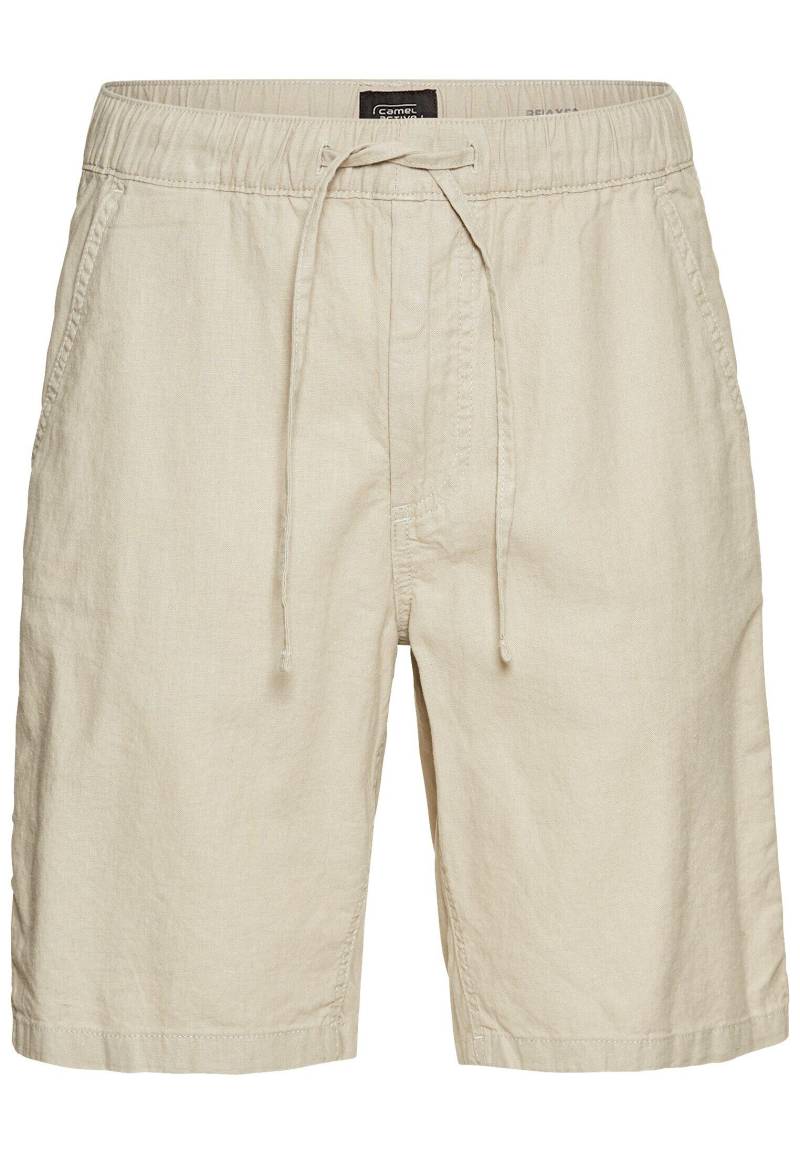 camel active - Chino Shorts mit elastischem Bund beige von camel active