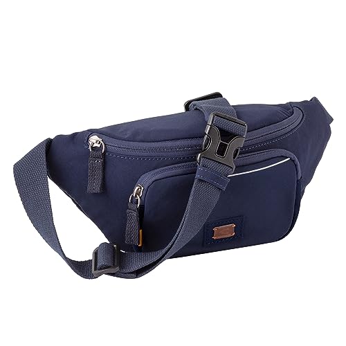 camel active City Herren Gürteltasche Bauchtasche Mittelgroß Blau von camel active