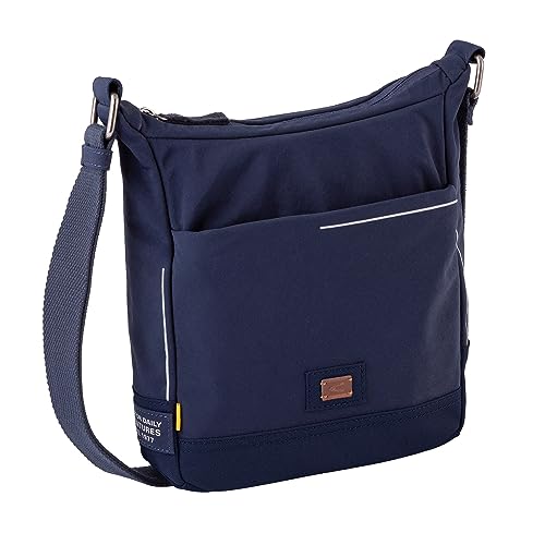 camel active City Herren Umhängetasche Crossbody Bag Klein Blau von camel active