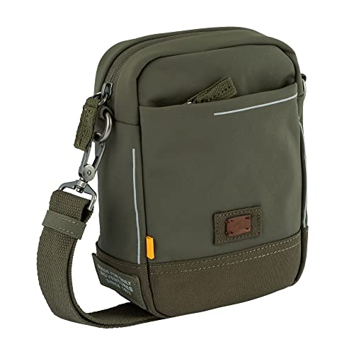 camel active City Herren Umhängetasche Crossbody Bag Klein Grün von camel active
