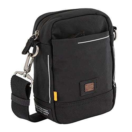camel active City Herren Umhängetasche Crossbody Bag Klein Schwarz von camel active