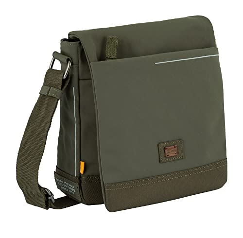camel active City Herren Überschlagtasche Umhängetasche Mittelgroß Grün von camel active