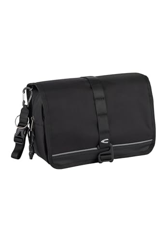 camel active Herren Connect Kulturbeutel mit Haken zum Aufhängen Schwarz, Menswear-S von camel active