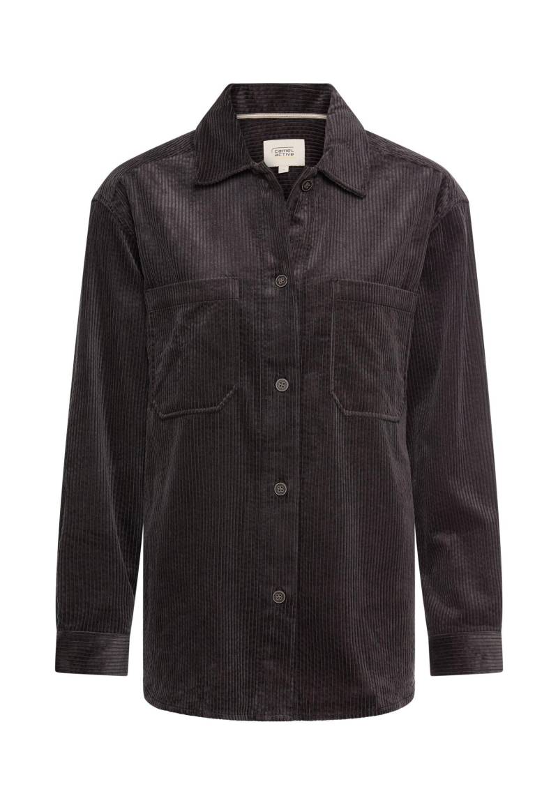 camel active - Cord-Bluse aus reiner Baumwolle - Gr. - S von camel active