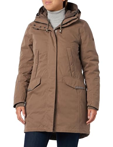 camel active Damen 2- in-1- teXXXactive® Funktionsjacke mit gesteppter Innenjacke Braun womenswear-34 von camel active