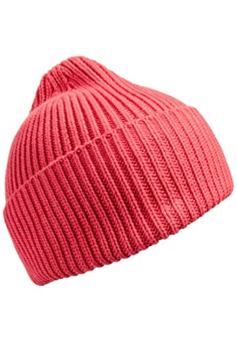 camel active Damen Strick-Beanie aus einem Baumwoll-Kaschmir-Mix Rot Womenswear-OS von camel active