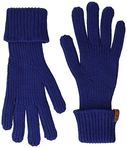 camel active Damen 308560/6G56 Strick-Handschuhe, Cobalt, S von camel active