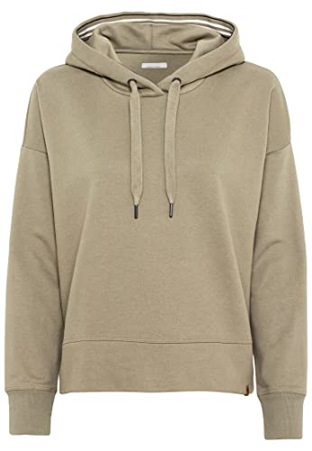 camel active Damen Hoodie in Leichter Sweat-Qualität Khaki Womenswear-XL von camel active