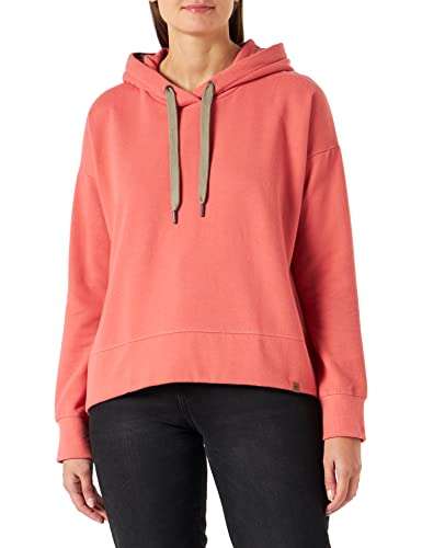 camel active Damen 309301/8F54 Kapuzenpullover, Peach, L von camel active