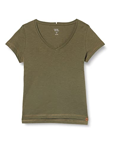 camel active Damen 309629/1T07 T-Shirt, Grün, S von camel active