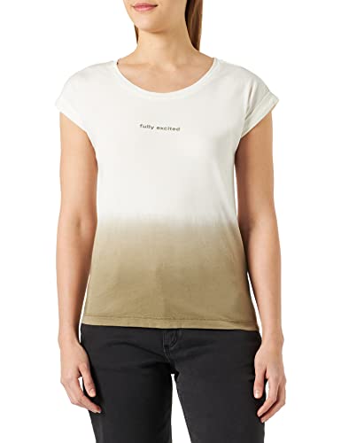 camel active Damen 309684/1T32 T-Shirt, Grün, L von camel active