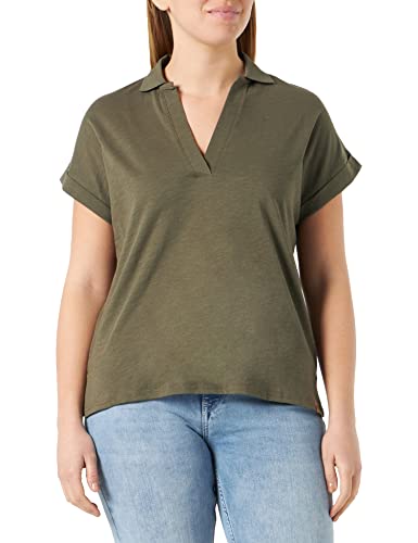 camel active Damen 309686/1T07 T-Shirt, Grün, XL von camel active