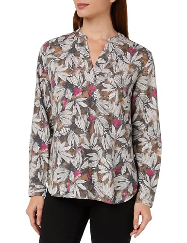camel active Damen Schlupfbluse mit floralen Allover-Print Mehrfarbig, Womenswear-M von camel active