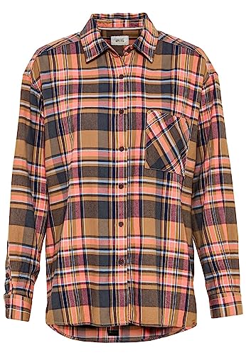 camel active Damen 309755/8s37 Bluse, Nougat Check, XS camel active Damen 309755/8s37 Bluse, Nougat Check, XS von camel active