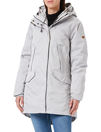 camel active Damen 310284/8F37 Coat, Silver Grey, 40 von camel active