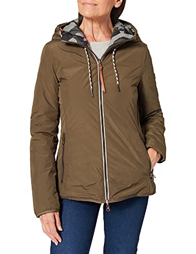 camel active Damen 3200106R26 Jacke, Khaki, 40 von camel active