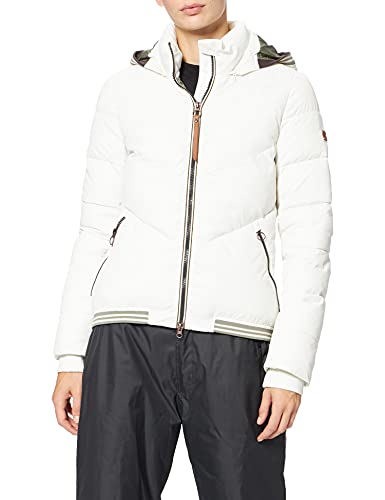 camel active Damen 320080/6R48 Jacke, Off White, 40 von camel active