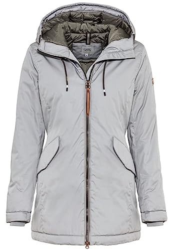 camel active Damen 320420/8F80 Jacket, Silver Grey, 42 von camel active