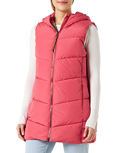 camel active Damen 360190/6455 Outdoor Pufferweste, Berry, 34 von camel active