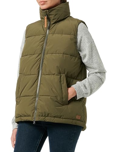 camel active Damen 360300/2r26 VEST, Dark Khaki, 42 EU von camel active