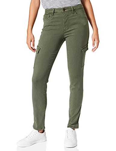 camel active Damen 376005/6434 Hose, Dark Green, 34/32 von camel active