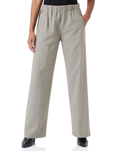 camel active Damen 377265/2f99 Hose, Check Nougat, 32W / 32L EU von camel active