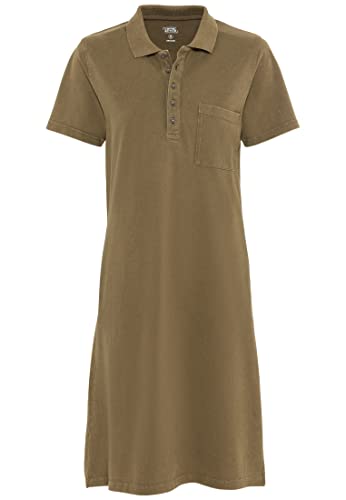 camel active Damen 391115/7T15 Lässiges Kleid, Military Olive, XS von camel active