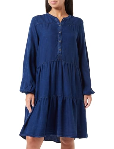 camel active Damen 391220/8S06 Kleid, Navy, L von camel active