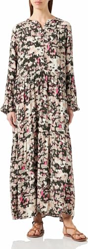 camel active Damen 391250/8S11 Lässiges Kleid, Multicolor All-Over-Print, L von camel active