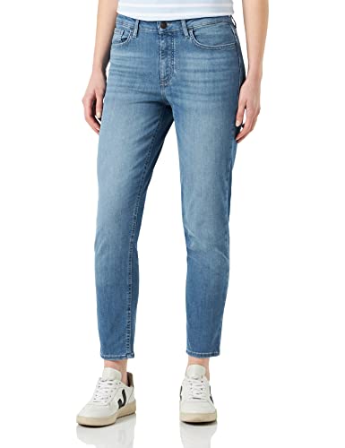 camel active Damen 5-Pocket Jeans in Straight Fit Blau, womenswear-33/32 von camel active