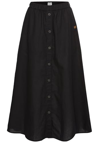 camel active Damen A-Linienrock mit elastischem Bund Schwarz, womenswear-38 von camel active