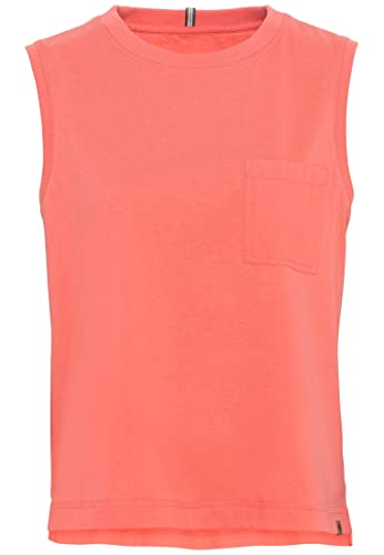 camel active Damen Ärmelloses T-Shirt mit Brusttasche Rot Womenswear-XXL camel active Damen Ärmelloses T-Shirt mit Brusttasche Rot Womenswear-XXL von camel active