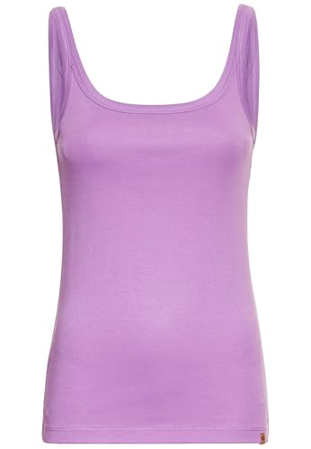 camel active Damen Basic Top aus Reiner Baumwolle Lila, Womenswear-XXL camel active Damen Basic Top aus Reiner Baumwolle Lila, Womenswear-XXL von camel active