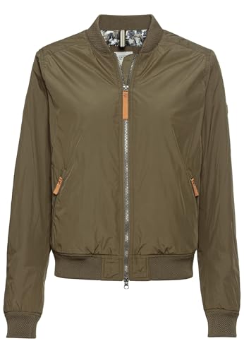 camel active Damen Blouson aus recyceltem Polyester Dunkel Khaki, womenswear-38 von camel active