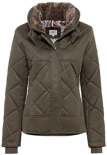 camel active Damen Blouson mit Stehkragen im Vintage Look Khaki womenswear-44 von camel active