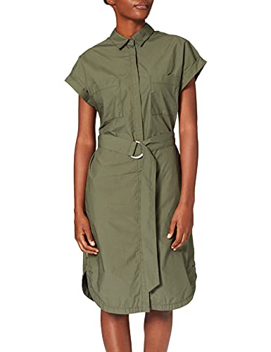 camel active Damen Blusenkleid aus Organic Cotton Oliv Womenswear-XL von camel active