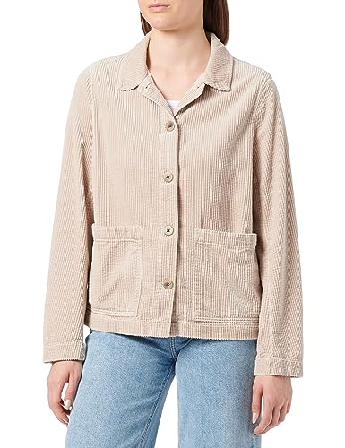 camel active Damen Breitcord Worker Jacket Beige, womenswear-42 von camel active