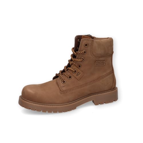 camel active Damen Schnürboot aus echtem Leder Cognac, womenswear-41 von camel active